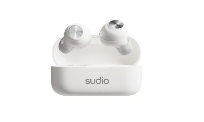 Sudio (Sweden) T3 True Wireless Earbuds (White)